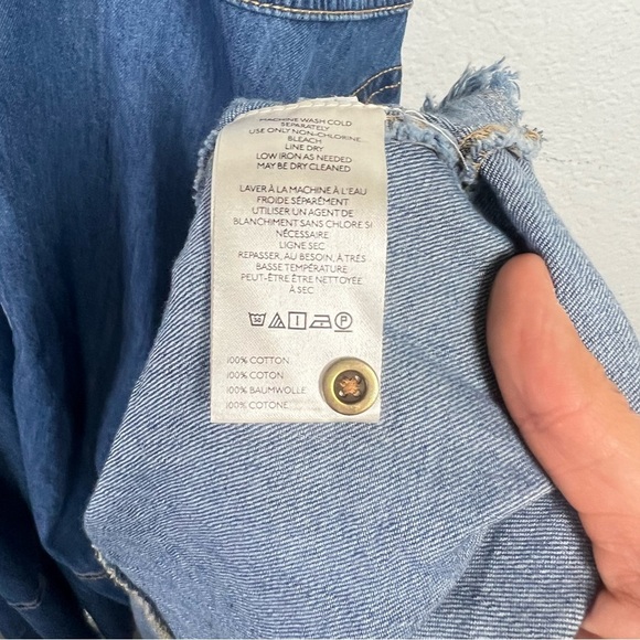 Anthropology Pilcro Sleeveless Halter Swing Denim Midi
Dress Size Small NWT - Picture 11 of 14